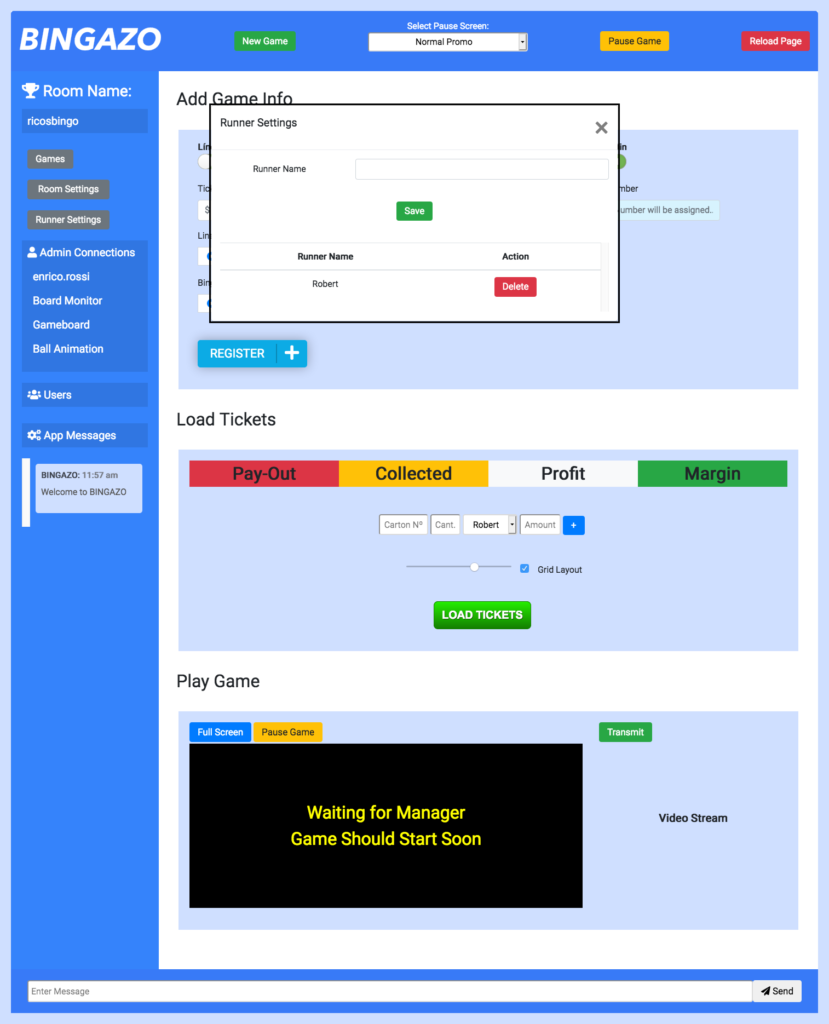 BINGAZO Bingo Documentation BINGAZO