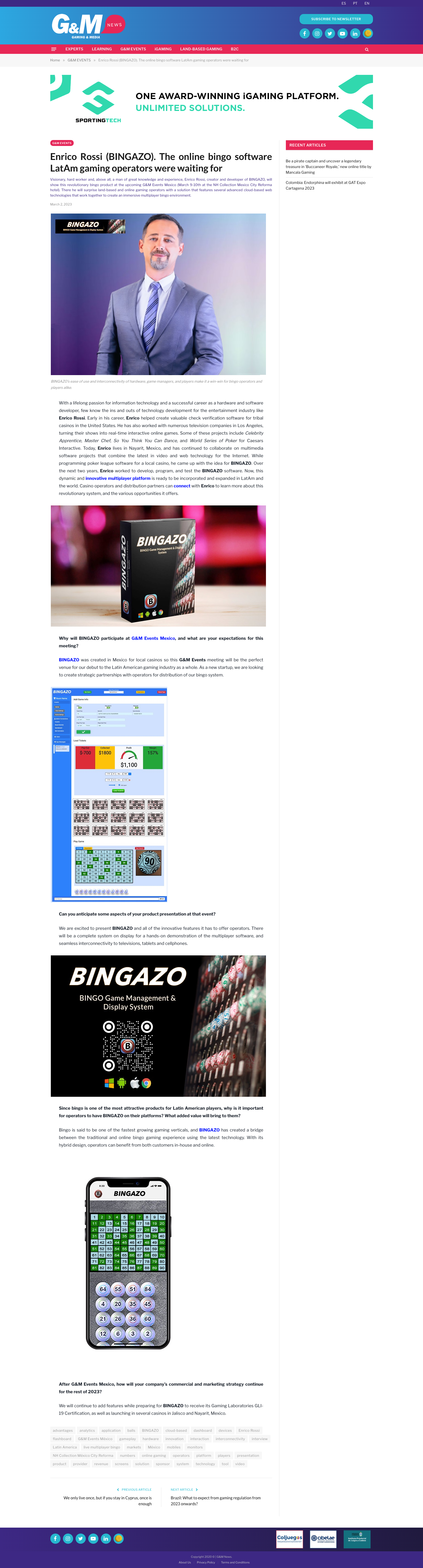 BINGAZO The online bingo software LatAm gaming operat_ - g-mnews.com