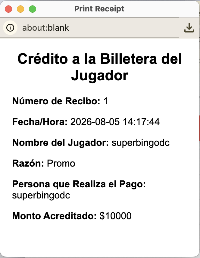 Recibo de Credito