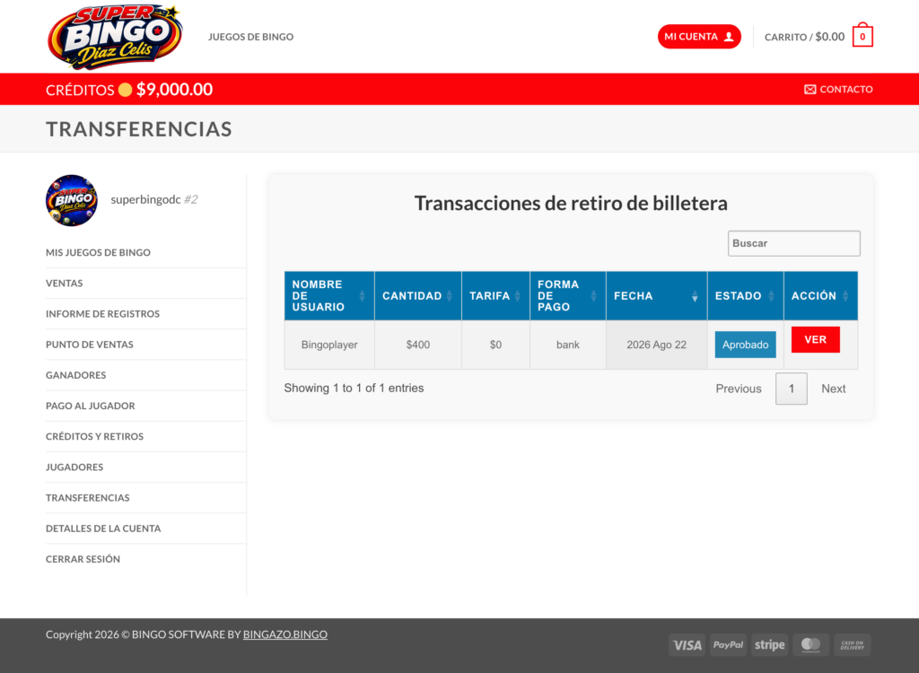 Transferencia Aprobado